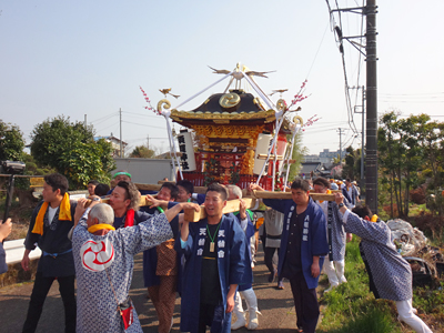 羽根須賀神社神輿渡御風景６