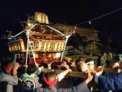 羽根須賀神社 宮神輿宮入風景１