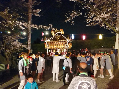 羽根須賀神社 宮神輿宮入風景３