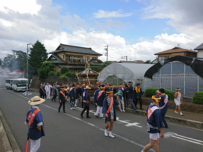 健速神社例大祭 神輿渡御風景・南平地区午前の部１